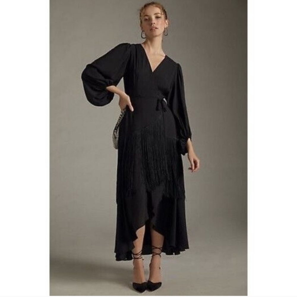 Hutch fringe dress by Anthropologie